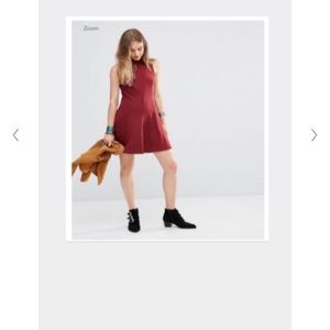 Free people auburn red dress